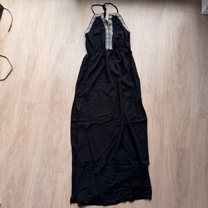 Forever 21 2000s black maxi dress